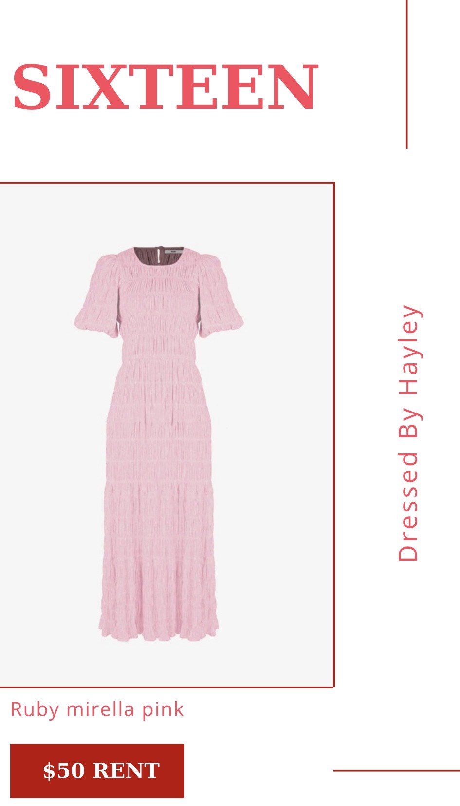 Ruby Mirella Pink Dress
