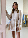 "Sovere, Asher Smock Dress" Parchment, 12