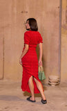 "Ruby Mirella T-Shirt Dress"Chilli Red, 8