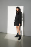 "Sovere, Asher Smock Dress" Black, 12