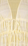 "Ruby Mirella V Neck" Midi, Lemon 12